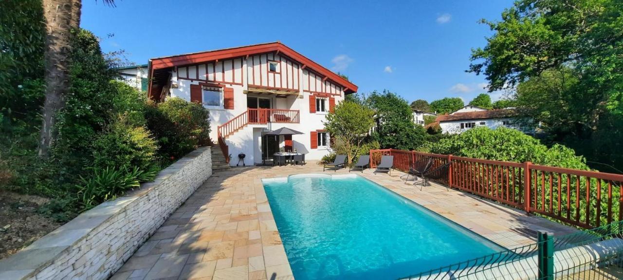 Chambre D'Hotes Avec Piscine Au Calme Dans Maison Basque Ascain Esterno foto